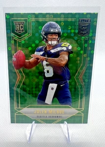 Donruss Elite Jalen Milroe RC 2025 discoteca verde Seahawks #131 - Imagen 1 de 2