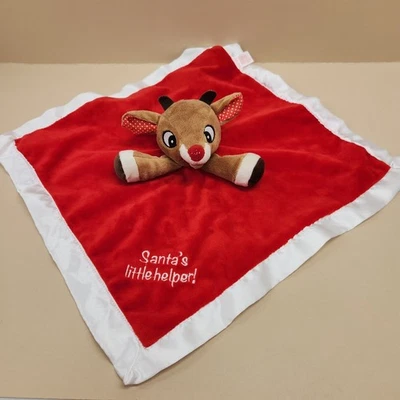Rudolph Reno Santa's Little Helper Bebé Manta Lovey Peluche Juguete Foto 1 de 4