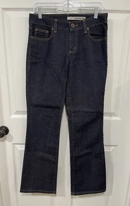 DKNY Jeans Womens Mid Rise Jeans Straight Dark Blue Jeans Size 8 - Picture 1 of 12