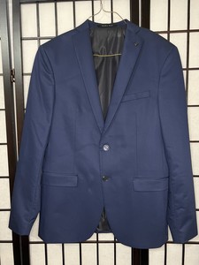 Las mejores ofertas en Zara dos botones trajes y Blazers azules para hombres  | eBay