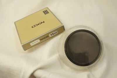 NIKO 72mm Polarizing Filter With Original Box Mint. Japan .from USA - Image 1 of 4