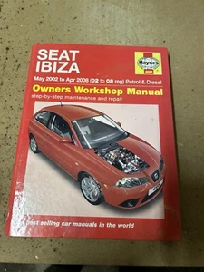 HB SEAT IBIZA 02-08 HAYNES WORKSHOP MANUAL - Picture 1 of 1