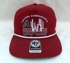 NEW MLB ARIZONA DIAMONBACKS `47 HITCH ROPE BASEBALL CAP HAT SPRING TRAINING RARE - Picture 1 of 12