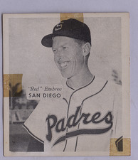 1950 HAGE'S Dairy "Red" Embree  San Diego Padres