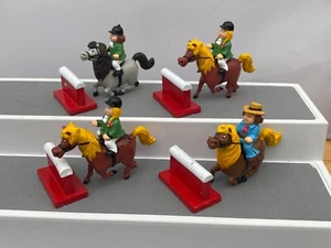 4x Ultra Rare Vintage Norman Thelwell Pony & Rider Toy Bundle Comic Figurines - Picture 1 of 5