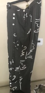 Pantalones de mujer Jean Marc Philippe/capris marrón/blanco talla grande 22 - Imagen 1 de 11