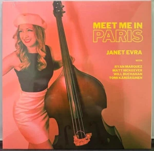 Janet Evra "Meet Me In Paris" Plum Jazz Records 2023 US LP Brand New Sealed - Picture 1 of 2