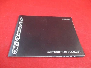 Nintendo Game Boy Advance SP System Console Manual Booklet *Canadian* English #Y - Picture 1 of 3