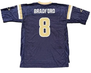 Rams Jersey XL Sam Bradford Mens Blue Reebok - Picture 1 of 9