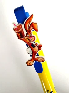 Vintage Nestle NESQUIK Quicky The Bunny Kugelschreiber NICHT FUNKTIONSFÄHIG seltene Werbung - Bild 1 von 7