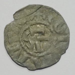 Comté de Bretagne, Conan III (1112-1148), Denier Rennes !! - Picture 1 of 2