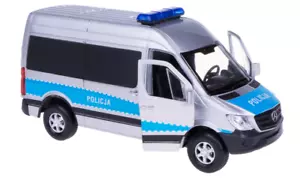 Mercedes-Benz Sprinter Police German Car Model Diecast 1:34-1:39 Scale Welly - Picture 1 of 5