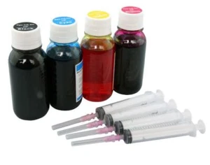 4 100ml Refill for Canon PG-645XL CL-646XL Generic ink cartridges MG-2965 nonoem - Picture 1 of 5