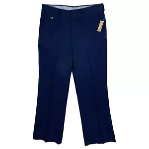 NOS Vintage 1970s Mens Pants 36X30 Sears Kings Road 1960s Stretch Flare Scovill - Picture 1 of 12