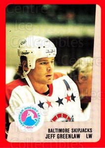 1988-89 ProCards AHL #30 Jeff Greenlaw