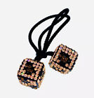 USA DICE Hair Rope Wrap made with Swarovski Crystal Scrunchies Ponytail Holder 1