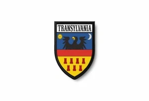 Patch printed shield embroidery border badge souvenir flag county transylvania - Bild 1 von 1