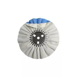 Zephyr Airway White/Blue Finishing Wheel 8'' - Picture 1 of 1