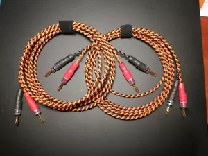 Belden 9497 8 ft Speaker Cables  For Vintage tube stereo with Legendary Tone - Picture 1 of 1