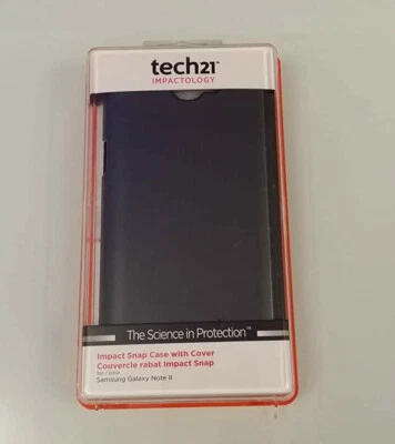 Samsung Galaxy Note 2 II N7100 Tech21 T21-2109 Impact Snap Case Cover with D3O - Image 1 of 4