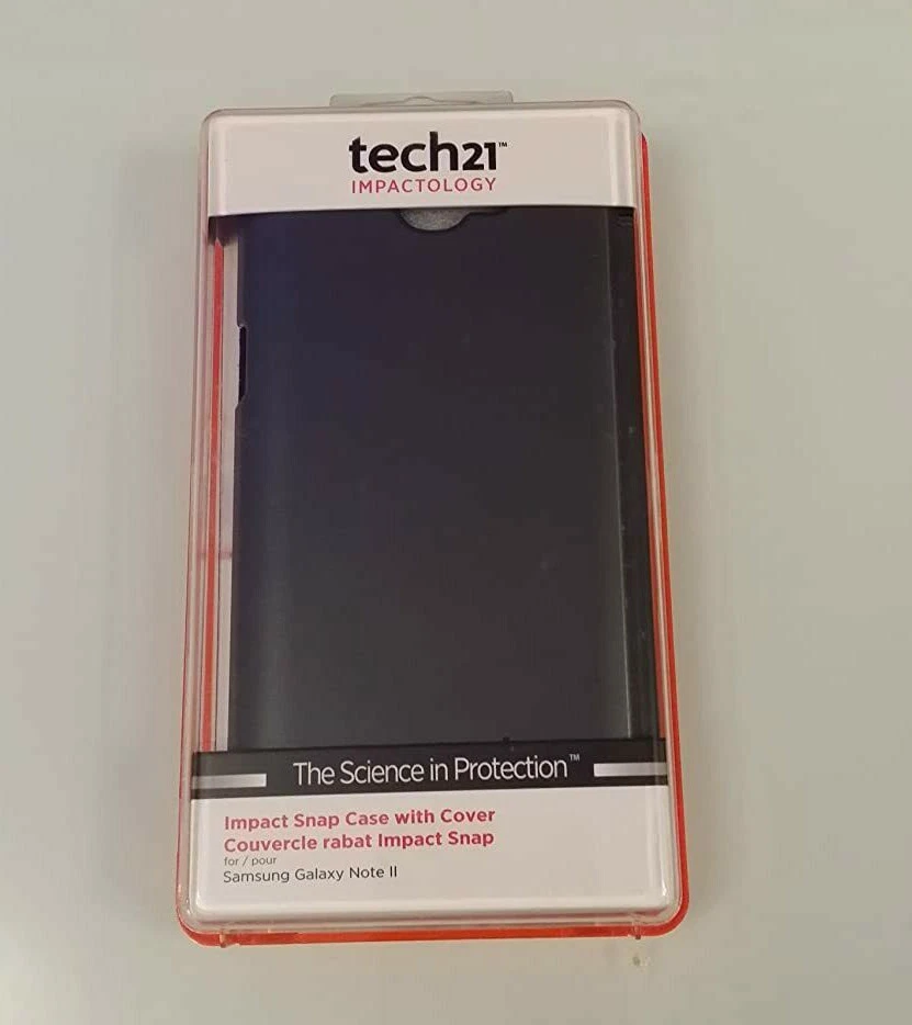 Samsung Galaxy Note 2 II N7100 Tech21 T21-2109 Impact Snap Case Cover with D3O - Image 1 of 4
