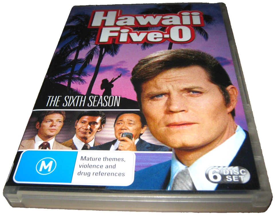 Гавайи пять-0 - полный сезон 6 - оригинал - DVD - VGC - редкая Aus выпуска - Изображение 1 из 1