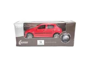 Welly 1/60 Peugeot 206 Red Voiture Miniature 1/64 - Imagen 1 de 1