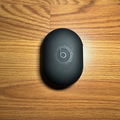 Original Beats Portable Silicone Carrying Case Pouch Earbuds Powerbeats Black - Image 1 of 2