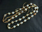 26 Inches Unusual Chinese Nephrite Jade Beads Prayer Necklace WW036