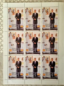 Turkemenistan, Royal Wedding, 1997 Stamps mini sheet - Foto 1 di 1