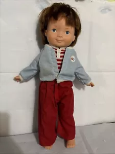 Muñeca niño pecosa Fisher Price “MY FRIEND MIKEY” de colección con atuendo 1981. Play Friend - Imagen 1 de 8