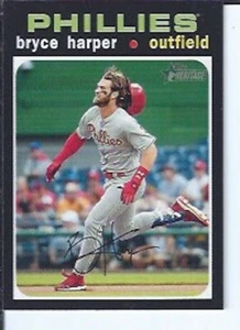 Bryce Harper 2020 Topps Heritage Action Parallel - Picture 1 of 1