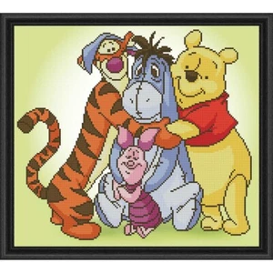 Diamond Dotz® Pooh & Friends Kit & Frame Diamond Painting - Picture 1 of 1