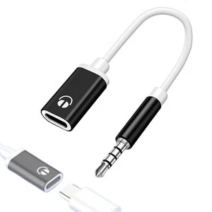 Headphone Jack Adapter 3.5mm Male To Female Audio Cord USB C To Aux Audio - Picture 1 of 12