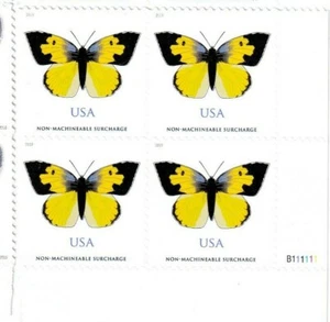 US #5346 California Dogface Butterfly (2019) Non-Machineable Rate - # Block of 4 - Picture 1 of 3