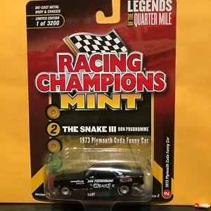 1/64 RENNMEISTER DIE SCHLANGE III 1973 PLYMOUTH CUDA LUSTIGES AUTO DON PRUDHOMME - Bild 1 von 2