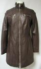 Kenneth Cole Womens Size X-Small Full Zip Leather Jacket MSRP: $180.00 A1 1984