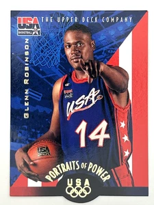 1996 Upper Deck USA Portraits of Power - Glenn Robinson #57 - Picture 1 of 2