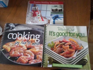 Pampered Chef Lot of 3 Spiral Cookbooks Group #4 - Picture 1 of 1
