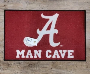 Alabama Crimson Tide Man Cave Starter Mat Accent Rug - 18in. x 29in. - Afbeelding 1 van 3