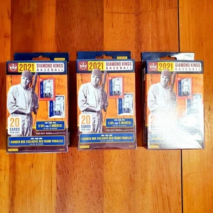 3x 2021 Donruss Diamond Kings Hanger Box Factory Sealed 3SP + 1 Blue Parallel ea - Picture 1 of 3