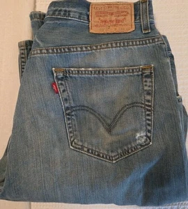 Levi's 559 Relaxed Straight Leg Jeans Mens Sz 38X30 Blue Denim Stonewash - Picture 1 of 13