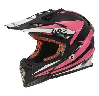 Casco de carrera LS2 Face rosa, cara completa, XS, carreras de motocicletas, NUEVO Foto 1 de 4