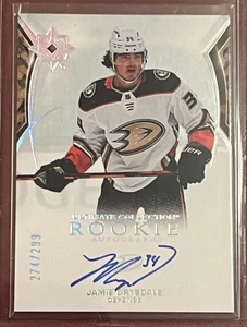 Jamie Drysdale 2021-22 Upper Deck Ultimate Collection Rookies Autographs /299 RC - Picture 1 of 2