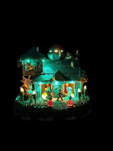 Disney Lilo und Stitch Lichter und Geräusche Halloween Haus NEU geöffnete & beschädigte Box - Bild 1 von 17