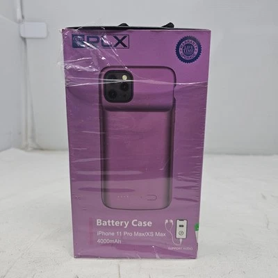 Funda Batería iPhone 11 Pro Max/XS Max Carga Rápida Delgada Estuche - Púrpura 4000mAh RLX Foto 1 de 4