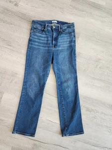 Good American Good Legs Straight Jeans GLSSBP380T Indigo332  Size 14 - Picture 1 of 9
