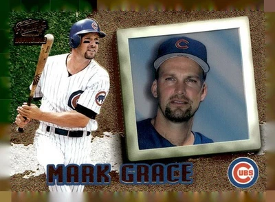 1998 Pacific Invincible #83 Mark Grace Platinum Blue Chicago Cubs - Image 1 of 2