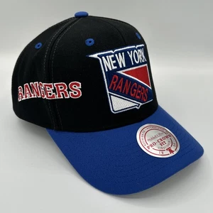 Cappello snapback Mitchell and Ness New York Rangers vintage Overbite Pro - Foto 1 di 9