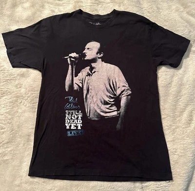 Camisa Phil Collins Still Not Dead Yet 2019 gira por Estados Unidos para hombre talla grande Foto 1 de 4